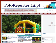 Tablet Screenshot of fotoreporter24.pl